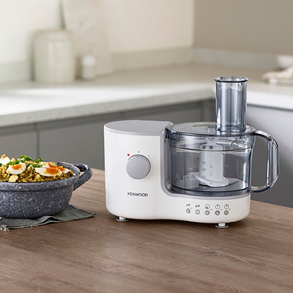 Click to view product details and reviews for Kenwood 400w Compact Food Processor White And Grey.