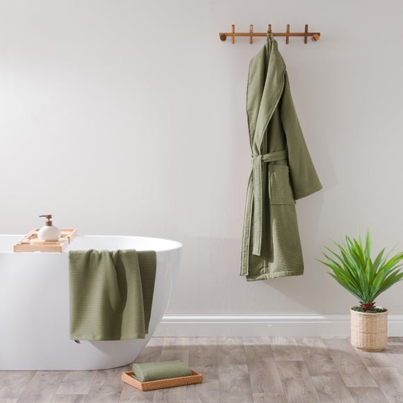 Edited Life Reversible Waffle Robe