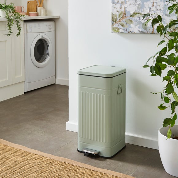 Olney Square Ribbed 30L Pedal Bin