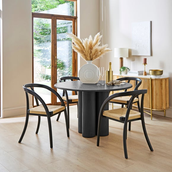 View Alora 4 Seater Round Dining Table View Alora 4 Seater Round Dining Table