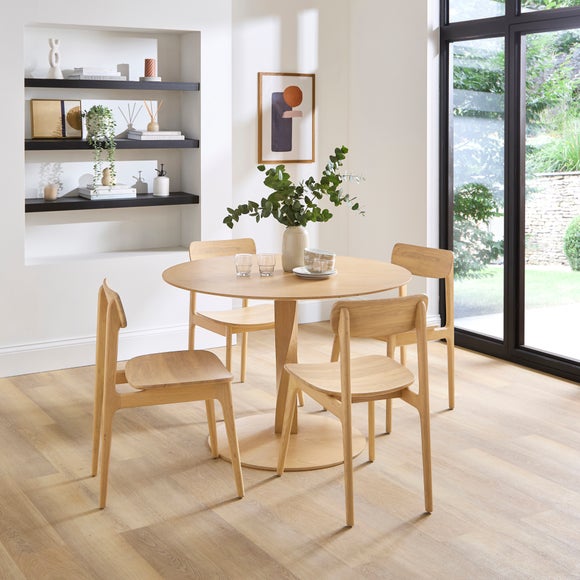 View Arlette 4 Seater Round Dining Table View Arlette 4 Seater Round Dining Table