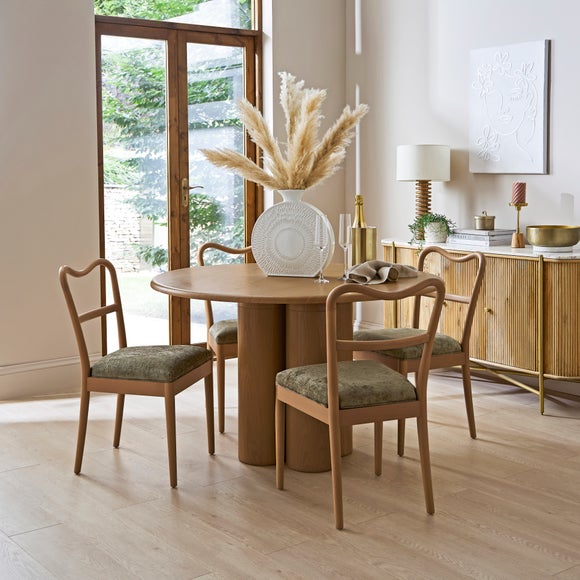View Alora 4 Seater Round Dining Table View Alora 4 Seater Round Dining Table