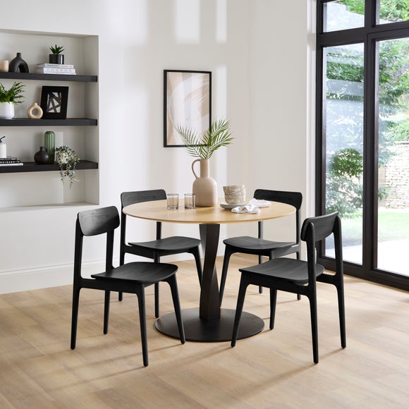 View Arlette 4 Seater Round Dining Table View Arlette 4 Seater Round Dining Table