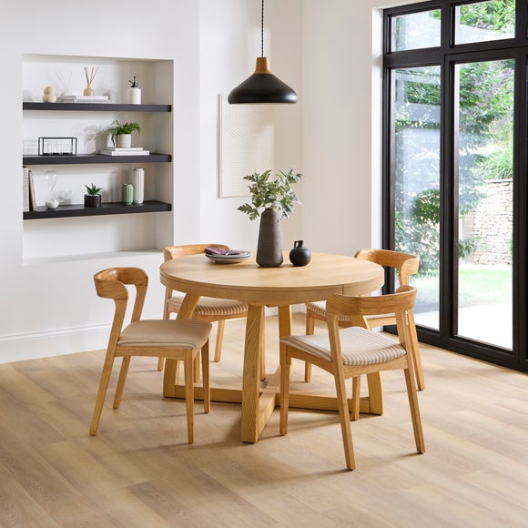 Click to view product details and reviews for Judah Extendable 4 To 6 Seater Round To Oval Dining Table.