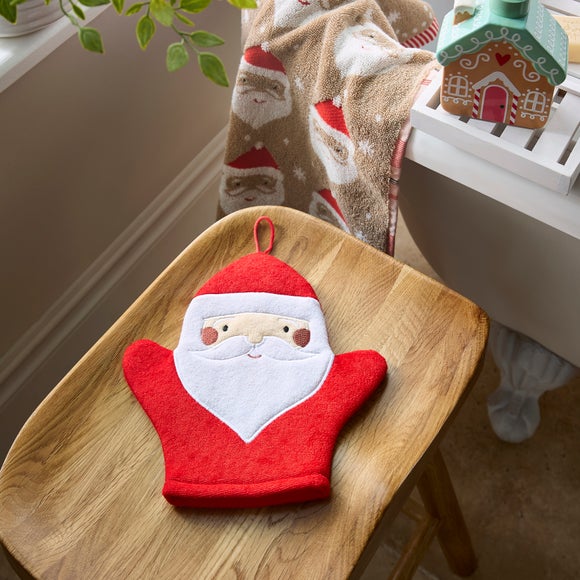 Santa Bath & Shower Mitt