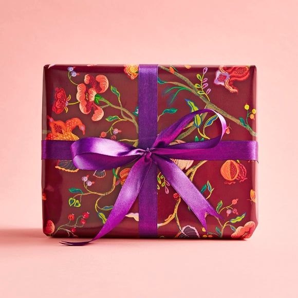 Click to view product details and reviews for Sophie Robinson 3m Midnight Garden Prism Reversible Wrapping Paper.