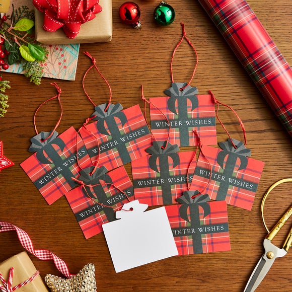 Click to view product details and reviews for Pack Of 8 Tartan Gift Tags.