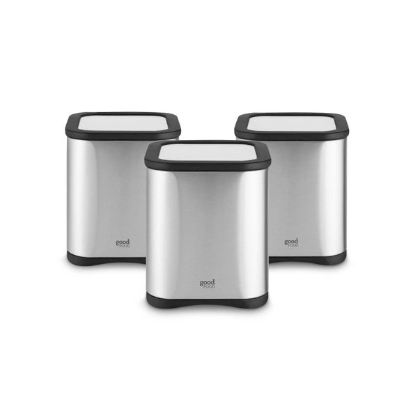 Click to view product details and reviews for Good Food Set Of 3 Canisters.
