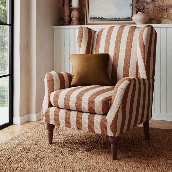Click to view product details and reviews for Charnwood Striped Boucle Occasional Armchair.