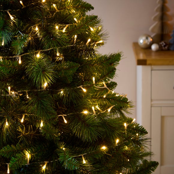 100 Warm White LED Clear Cable String Lights