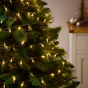 100 Warm White Led Clear Cable String Lights