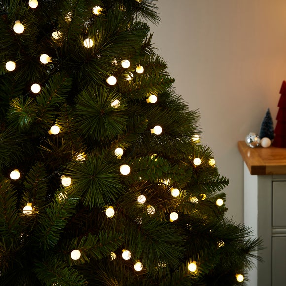 100 Warm White LED Ball String Lights