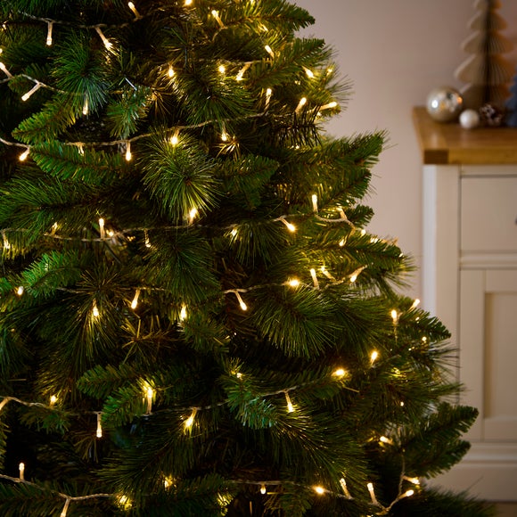 400 Warm White LED Clear Cable String Lights
