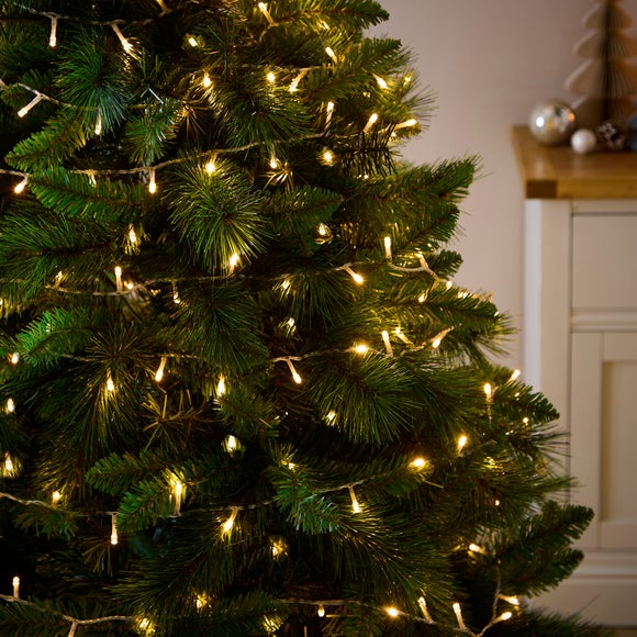 600 Warm White LED Clear Cable String Lights