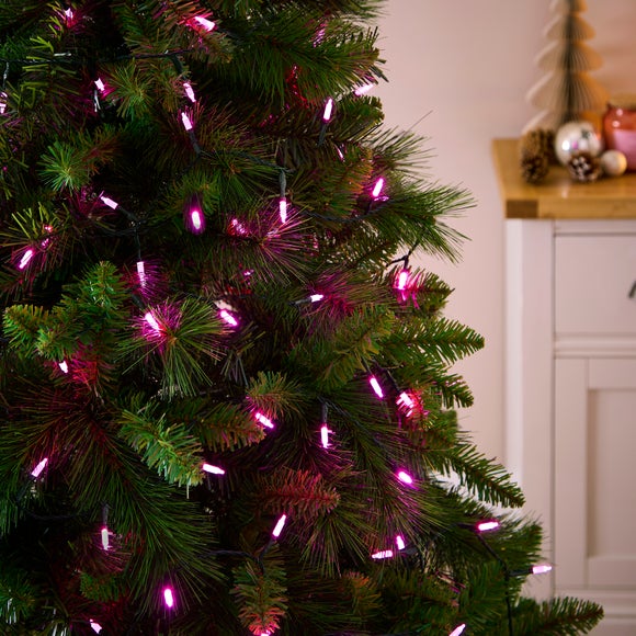 200 Pink LED Incadescent Style String Lights