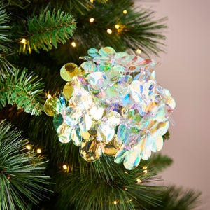 Iridescent Hydrangea Pick Tree Decoration
