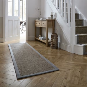 Sisal Look Border Easy Care Runner