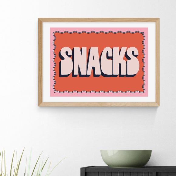 East End Prints Snacks Print