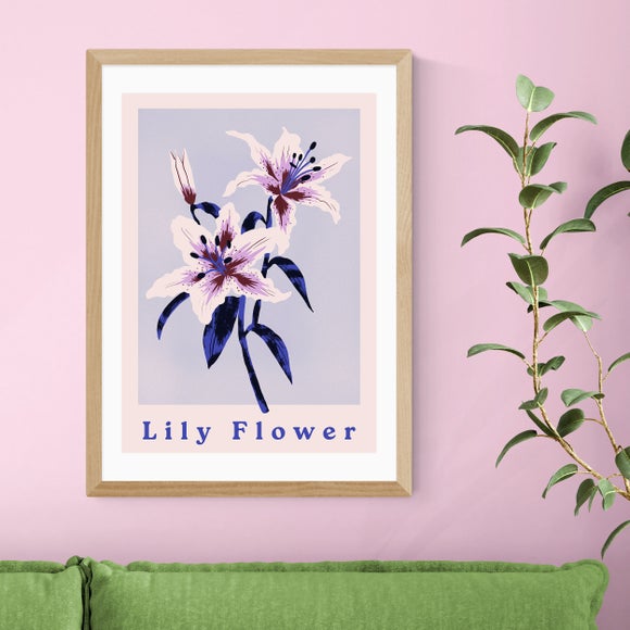 East End Prints Lily Flower Print