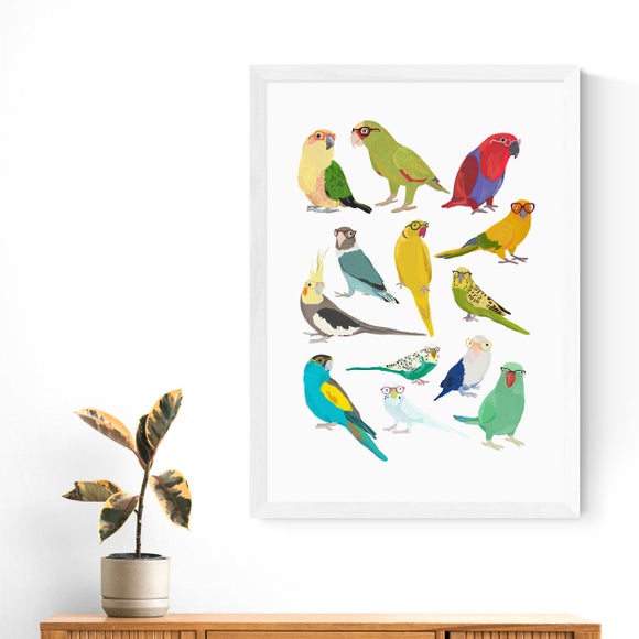 East End Prints Parrots Print