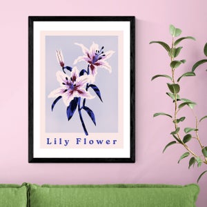 East End Prints Lily Flower Print