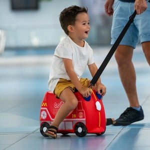 Trunki Frank The Fire Truck Ride On Suitcase