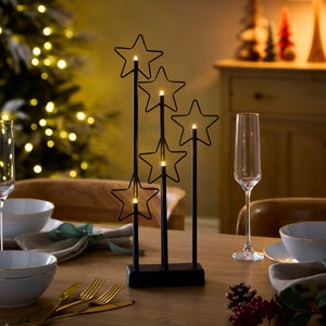 Star Led Candles Centrepiece