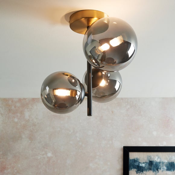 View Ophir 3 Light Semi Flush Ceiling Light View Ophir 3 Light Semi Flush Ceiling Light