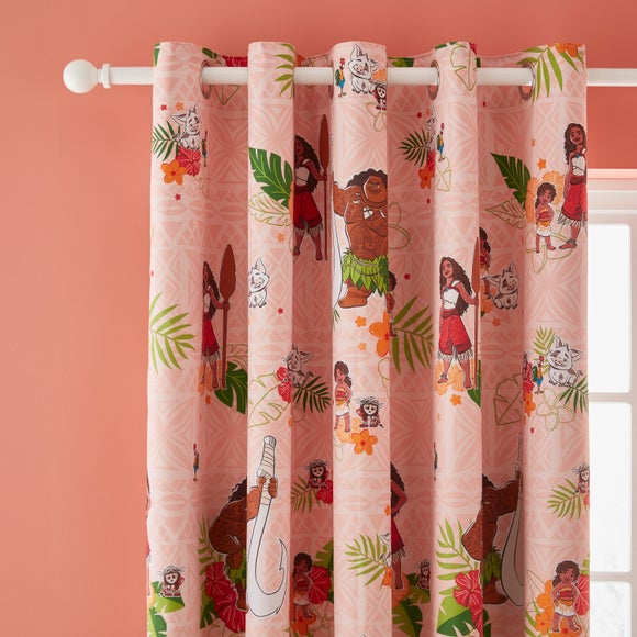 View Disney Moana Blackout Eyelet Curtains View Disney Moana Blackout Eyelet Curtains