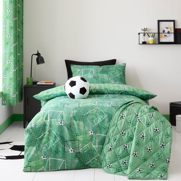 Football Pitch Duvet Cover & Pillowcase Set
