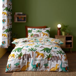 Jurassic Dinosaur Duvet Cover & Pillowcase Set