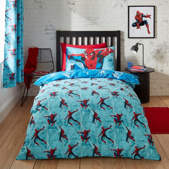 Click to view product details and reviews for Marvel Spider Man Comic Duvet Cover Pillowcase Set.