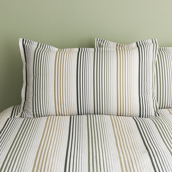 Sway Seersucker 100 Cotton Oxford Pillowcase