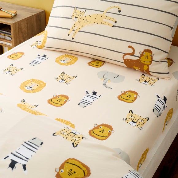 Click to view product details and reviews for Pack Of 2 Safari Fitted Bed Sheets.
