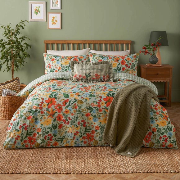 Meadow Haze Polycotton Duvet Cover Pillowcase Set