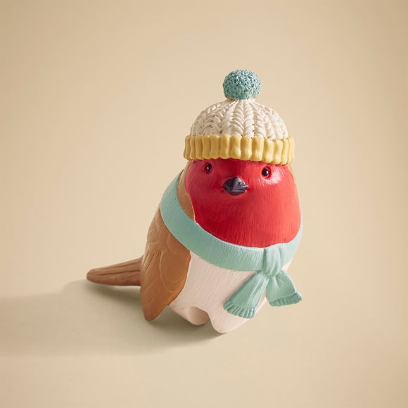 Rowan the Robin Plant Pot Hanger Multicoloured