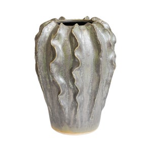 Scarlet Coral Reef Ceramic Vase