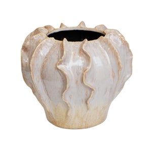 Scarlet Coral Reef Ceramic Vase