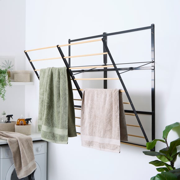 Click to view product details and reviews for Metal Bamboo Wall Mounted 11m Airer.