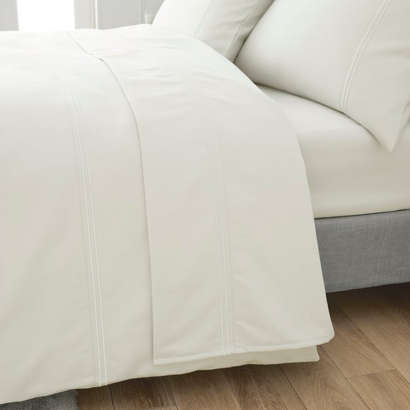 Dorma Egyptian Cotton Sateen 1200 Thread Count Flat Sheet