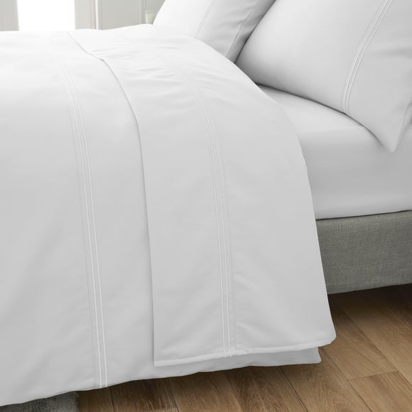 Dorma Egyptian Cotton Sateen 1200 Thread Count Flat Sheet