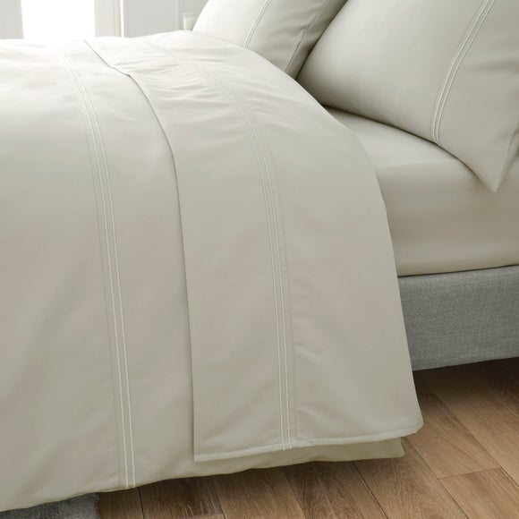 Dorma Egyptian Cotton Sateen 1200 Thread Count Flat Sheet
