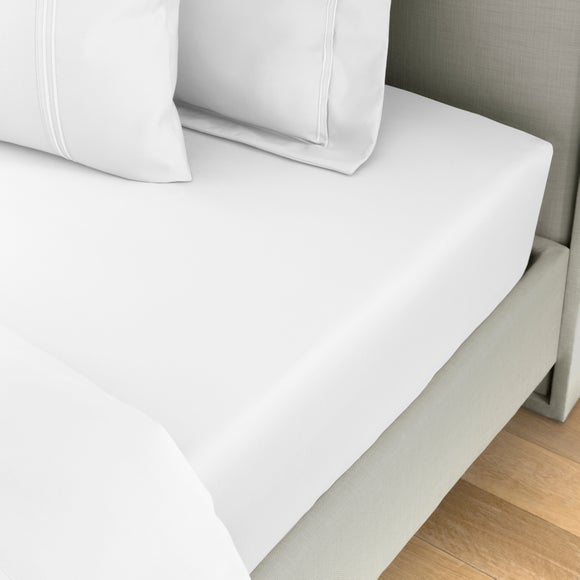 Dorma Egyptian Cotton Sateen 1200 Thread Count Fitted Sheet