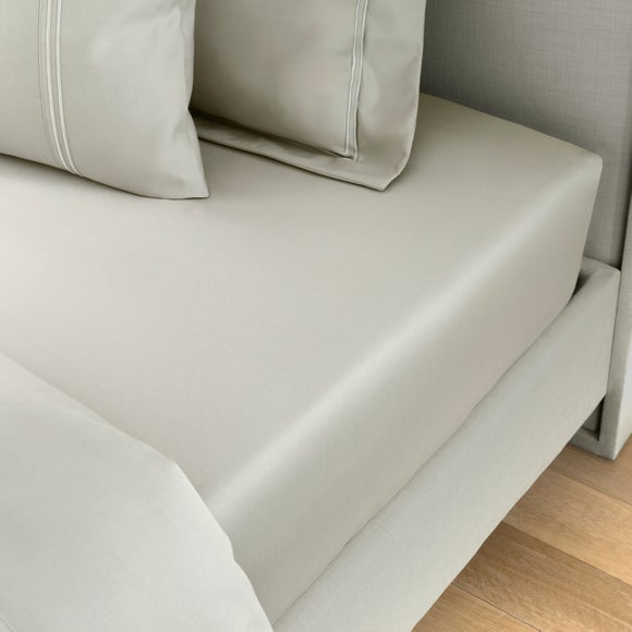Dorma Egyptian Cotton Sateen 1200 Thread Count Fitted Sheet