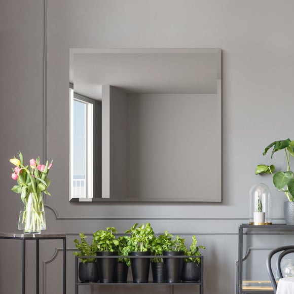 Moderni Bevelled Square Wall Mirror