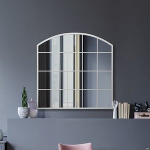 Arcus Arched Window Square Indoor Outdoor Wall Mirror