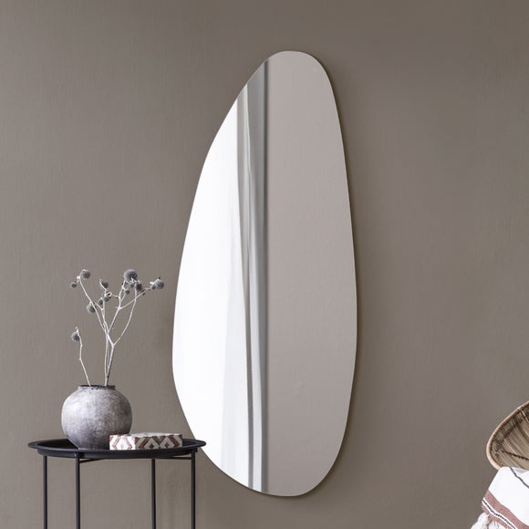 Lacuna Frameless Smooth Pond Full Length Wall Mirror