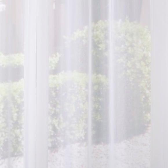 Sapphire Voile Made to Measure Fabric Sample White