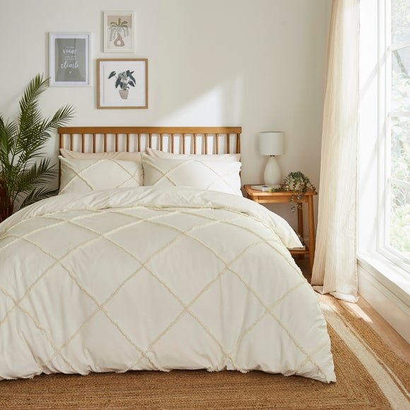 Andie Tufted 100% Cotton Duvet Cover & Pillowcase Set