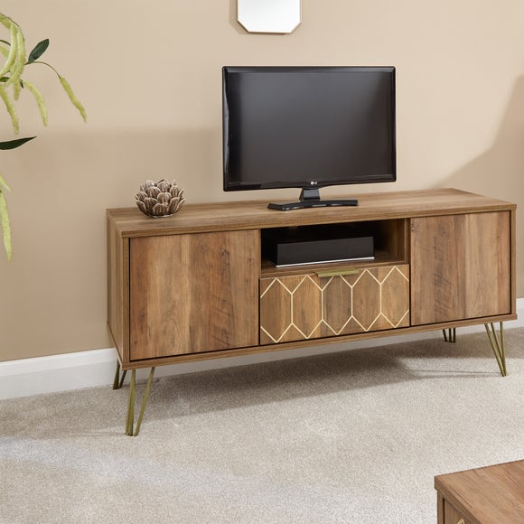 Return Orleans Tv Unit For Tvs Up To 50 Mango Wood